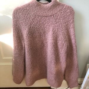 Gap Pink Mock Neck Sweater Medium